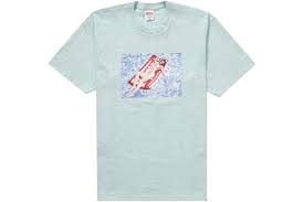 Supreme Float Tee Heather Blue