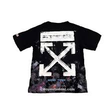 Off-White Galaxy Brushed T-shirt Black/Blue