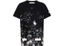 Off-White Galaxy Brushed T-shirt Black/Blue