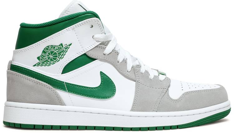 Air Jordan 1 Mid Grey Green