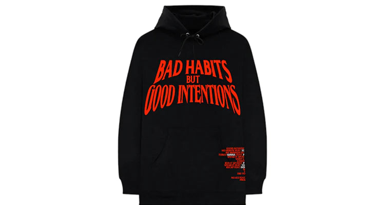 Nav x Vlone Bad Habits Hoodie 'Black'