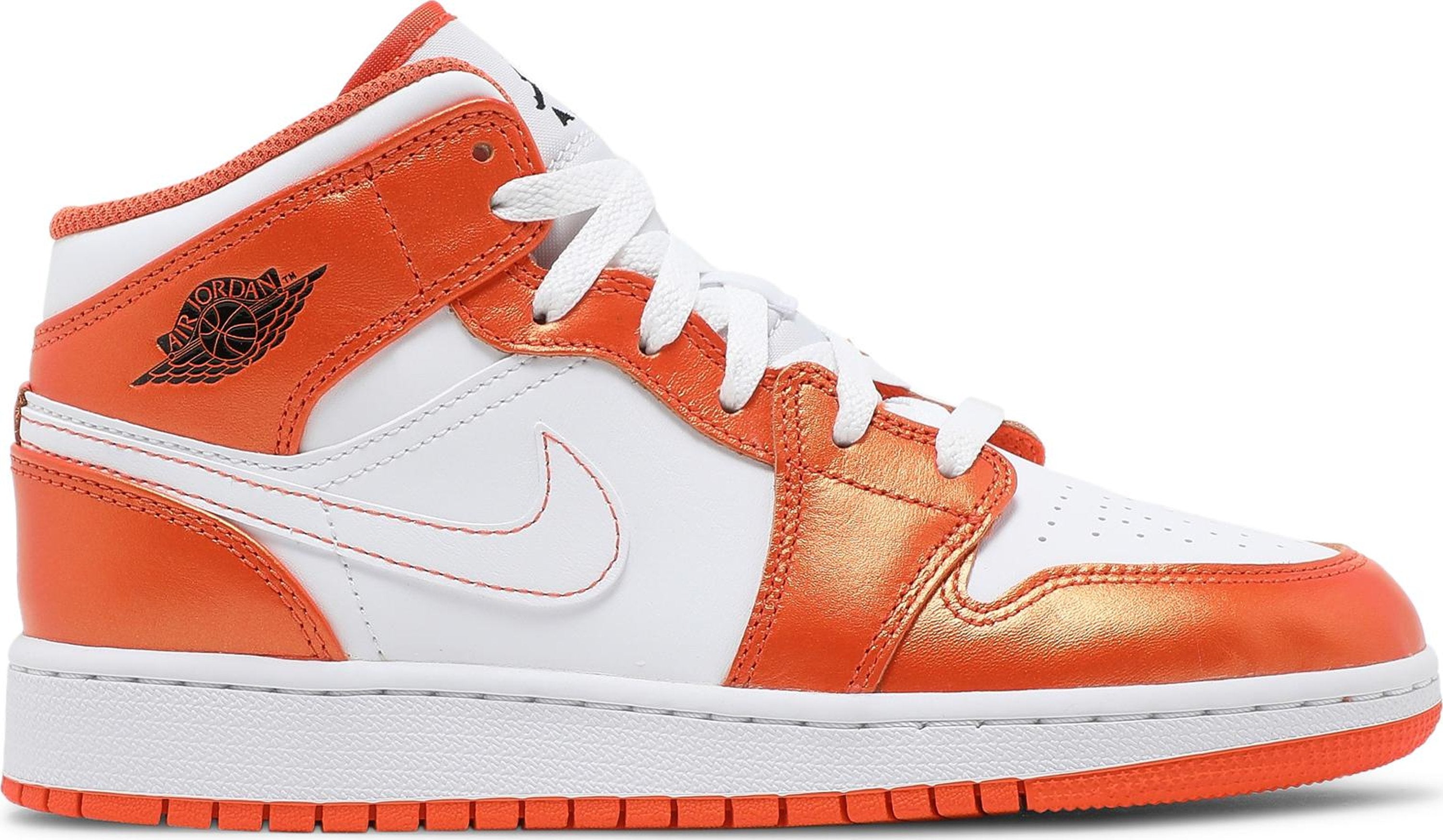 Air Jordan 1 Mid SE GS 'Electro Orange'