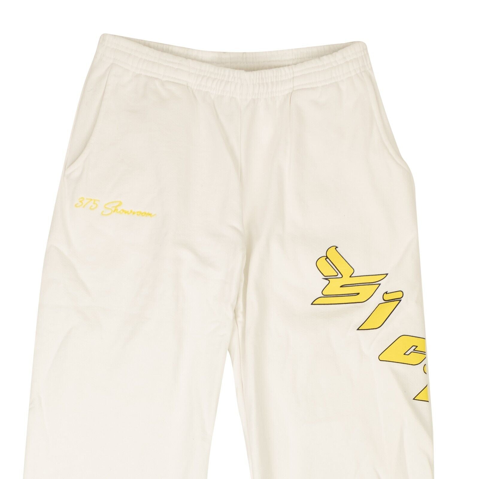 Sicko 'BornFromPain' Showroom Sweatpants White/Yellow