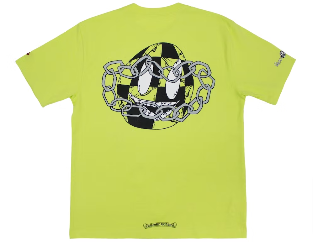 Chrome Hearts Matty Boy Link T-shirt 'Lime Green'