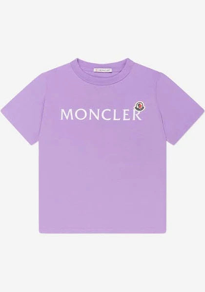 MONCLER ENFANT Kids Logo T-Shirt 'Purple'